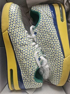 Bape STA 2007 LIMITED ADDITION Yellow, Blue & Green Polka Dot Men’s Sneakers